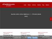 Tablet Screenshot of ecuaderno.com